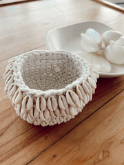 Macrame Shell Basket